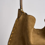 Borsa donna Oskan Hobo Soft in suede cammello PP0200FA B2C03M50TA ISABEL MARANT 