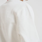 Felpa uomo girocollo con stampa ricamata panna SOHON BOLLINE10EMB MC2 SAINT BARTH 