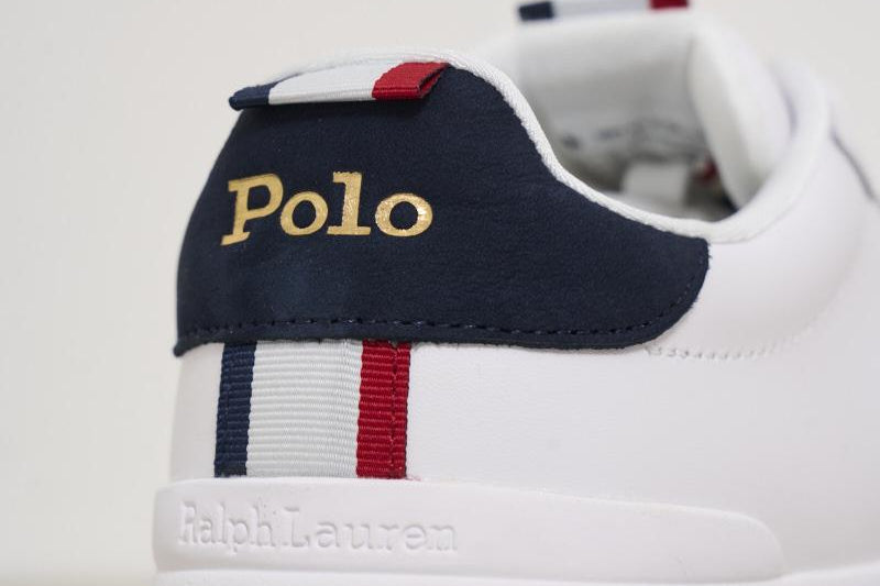 Sneakers uomo Heritage Court II bianche 809860883 003 RALPH LAUREN 