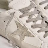 Sneakers donna Super Star bianca e grigia GWF00102 F00468510276 GOLDEN GOOSE 