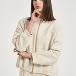 Giacca donna micropaillettes avorio GI000385D 12862S1200 HERNO 