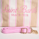 Borsa donna Colette a righe beige e bianca COLETTE 02596L MC2 SAINT BARTH 