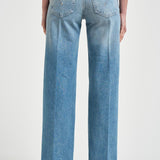 Jeans donna dritto Jacklyn in denim chiaro DP427 DF0283DLV7800 DONDUP 