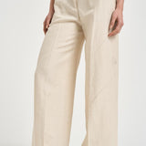 Pantalone donna sartoriale avana 171951 D9487400 INCOTEX 