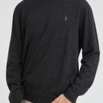 Maglia uomo girocollo antracite 710946143 003 RALPH LAUREN 