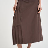 Gonna donna midi Summy tortora 101950 D9490641 INCOTEX 