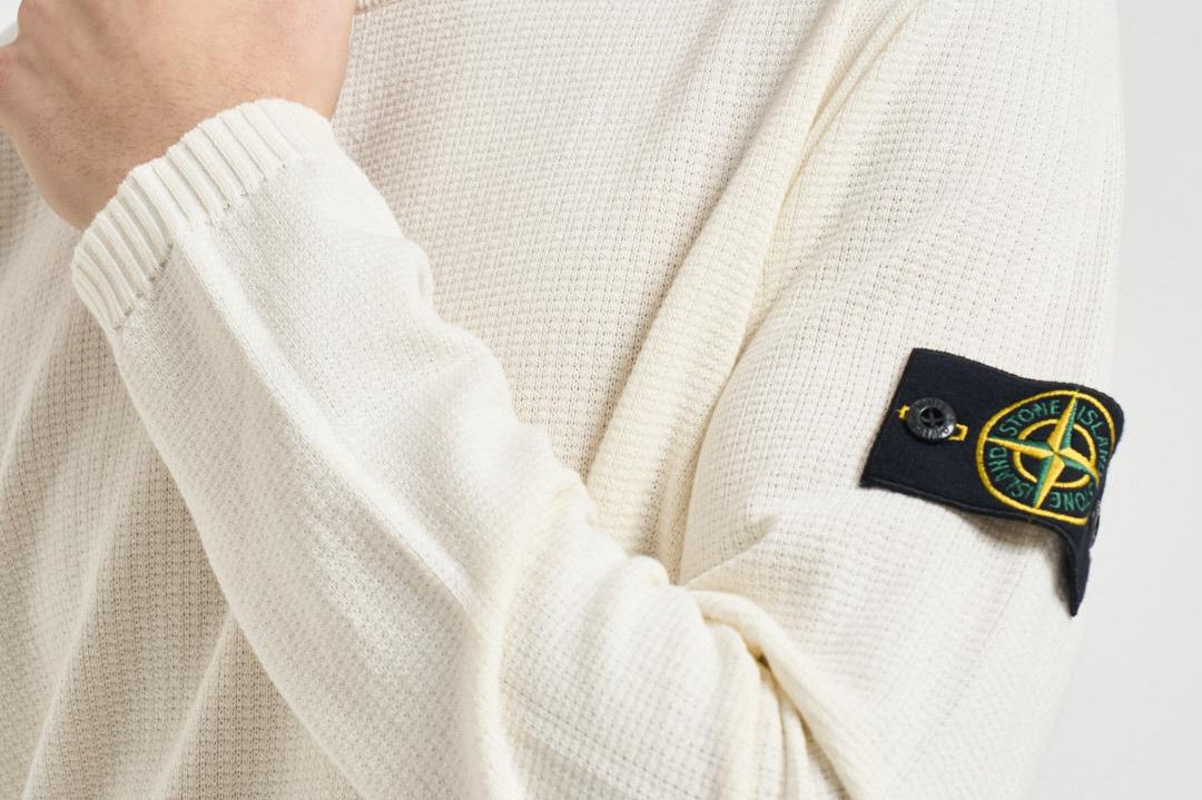 Maglia uomo girocollo bianca 5100023 S01B2V0093 STONE ISLAND 