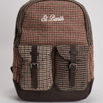 Zaino uomo pied de poule marrone CODY PIED DE POULEMIX MC2 SAINT BARTH 