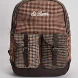 Zaino uomo pied de poule marrone CODY PIED DE POULEMIX MC2 SAINT BARTH 