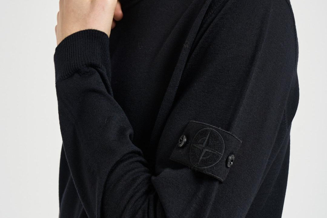 Maglia uomo girocollo nera 5100074 S00FCV0029 STONE ISLAND 