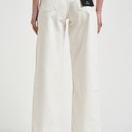Jeans donna Manon dritti in denim bianco 10896 OFW25ECRU ANINE BING 