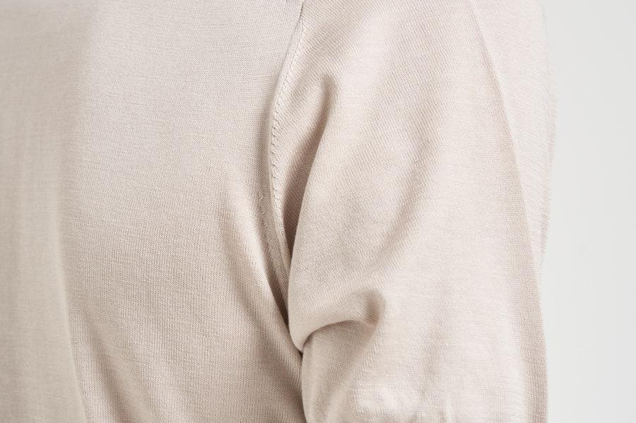Polo uomo in maglia gesso 300423 60 KANGRA 