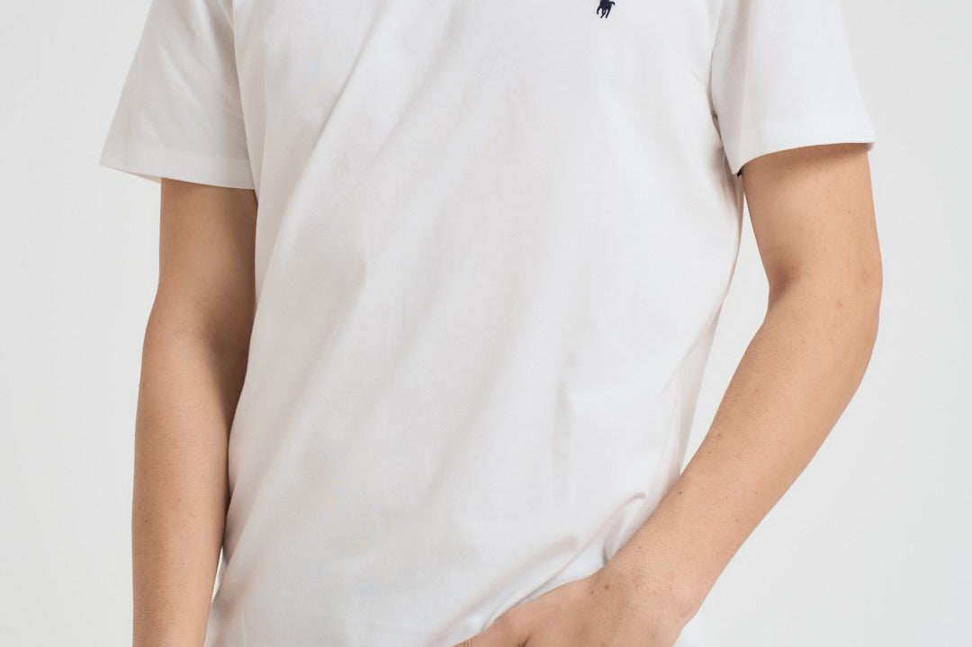 T-shirt uomo girocollo bianca 714844756 004 RALPH LAUREN 