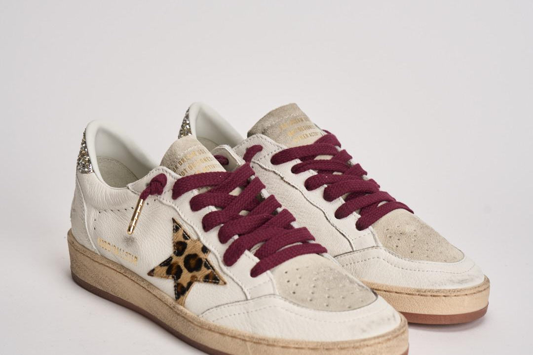 Sneakers donna Ball Star bianca GWF00117 F00806812382 GOLDEN GOOSE 