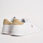 Sneakers uomo Heritage Court II bianca e beige 809940762 001 RALPH LAUREN 