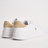 Sneakers uomo Heritage Court II bianca e beige 809940762 001 RALPH LAUREN 
