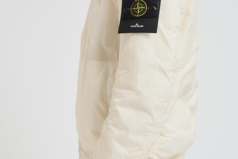 Piumino uomo Crinkle Reps NY panna 4100013 S0A23V0093 STONE ISLAND 