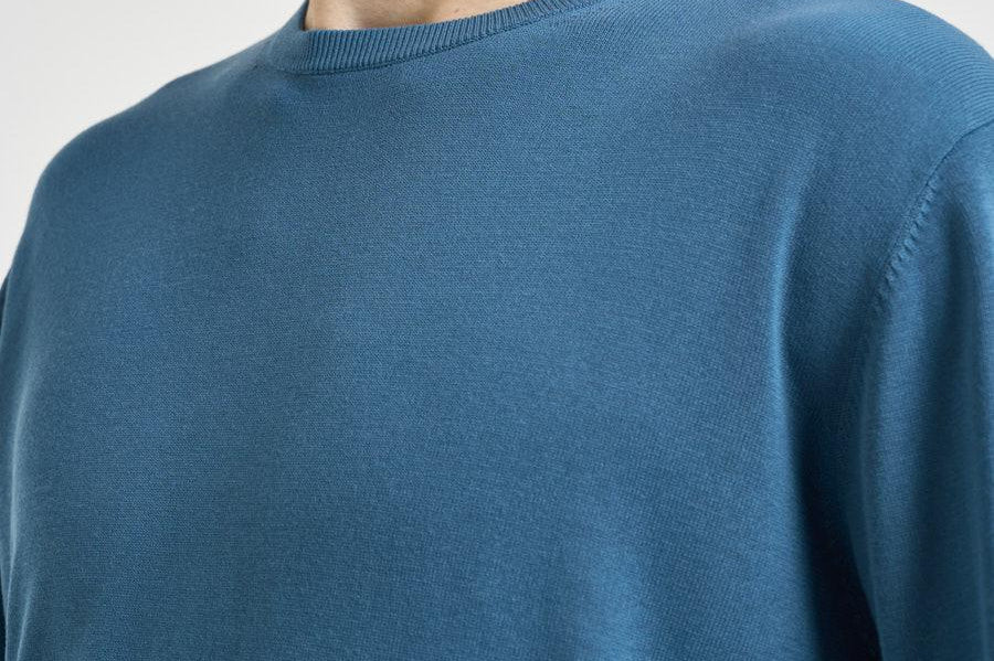 Maglia uomo girocollo azzurro M010221 252 ACCADEMIE TESSILI 