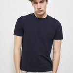 T-shirt uomo girocollo blu AU1300C 1001 ALPHA STUDIO 