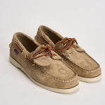 Mocassino donna Portland da barca in suede taupe 77131JW AF0 SEBAGO 