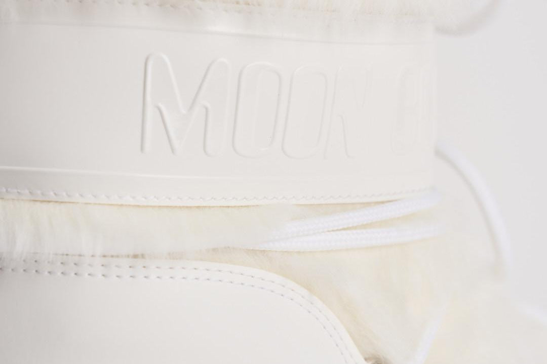 Stivale donna Low Faux Fur bianco 1409390 A002WHITE MOON BOOT 