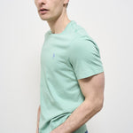 T-shirt uomo girocollo verde acqua 710671438 415 RALPH LAUREN 