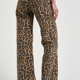 Jeans donna Hugh animalier 11765 MTL59BLACKLEOPARD ANINE BING 