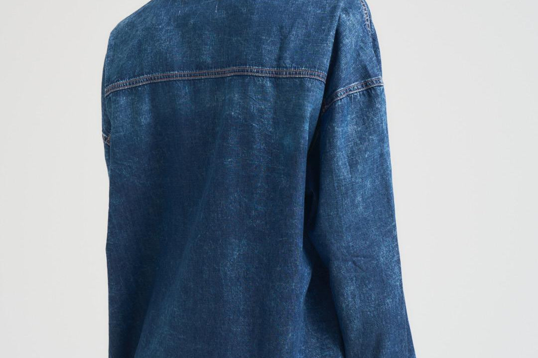 Camicia donna in denim scuro RENA ECLIPSE ICON DENIM 