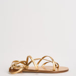Sandalo donna alla schiava oro K52 OROCUOIO EMANUELA CARUSO CAPRI 