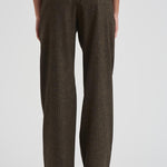 Pantalone donna Lisetta gessato marrone PA0569FA C3F01I50DZ ISABEL MARANT 