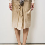 Gonna midi donna in seta Adastrgum beige 11827 514979 PIERRE-LOUIS MASCIA 