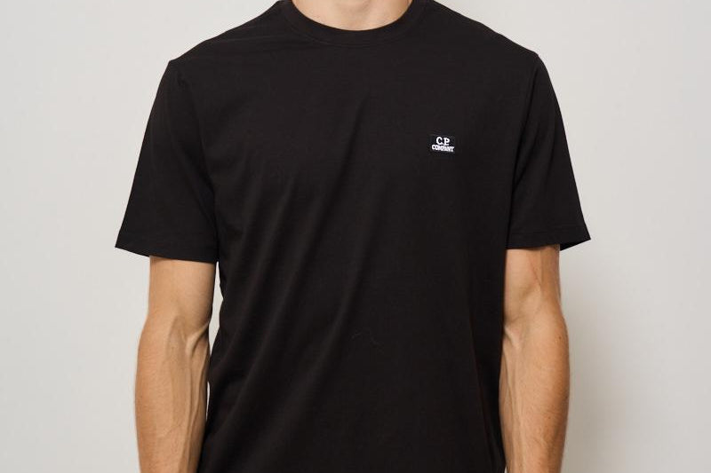 T-shirt uomo girocollo nero TS031A 999 CP COMPANY 