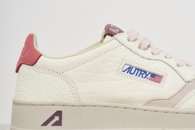 Sneakers donna bianca e fragola AULW NE01 AUTRY 
