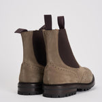 Stivali chelsea uomo Henry in camoscio biege HENRY VISONE TRICKER'S 