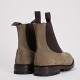 Stivali chelsea uomo Henry in camoscio biege HENRY VISONE TRICKER'S 