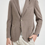 Giacca uomo monopetto tortora GL797MF 102595 SANTANIELLO 