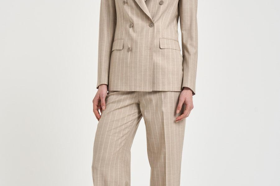 Tailleur donna beige TPARIGI10B 520101A3174 TAGLIATORE 