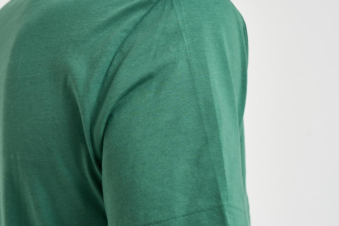 T-shirt uomo girocollo verde 710671438 422 RALPH LAUREN 