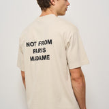 T-shirt uomo girocollo beige TS203 CO0002MT DROLE DE MONSIEUR 