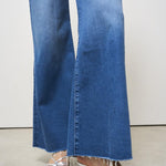 Jeans donna sfrangiato 1445 BLU MOTHER 