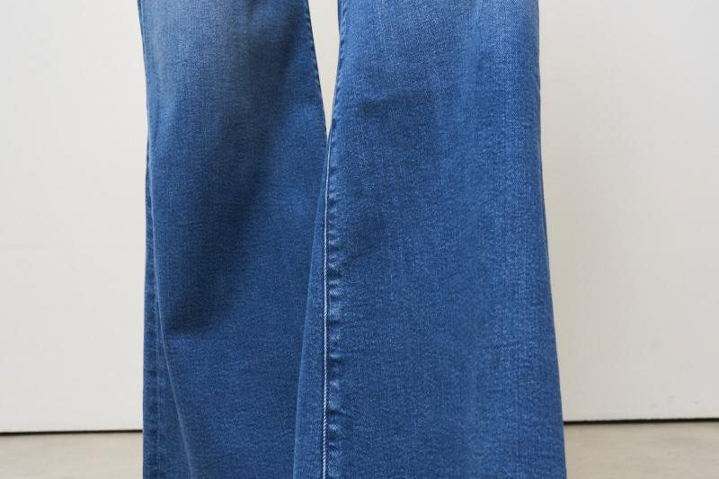 Jeans donna sfrangiato 1445 BLU MOTHER 