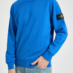 Felpa uomo girocollo azzurra 6100060 S0051V0022 STONE ISLAND 