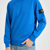 Felpa uomo girocollo azzurra 6100060 S0051V0022 STONE ISLAND 