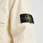 Camicia uomo manica corta panna 1100025 S0A10V0093 STONE ISLAND 