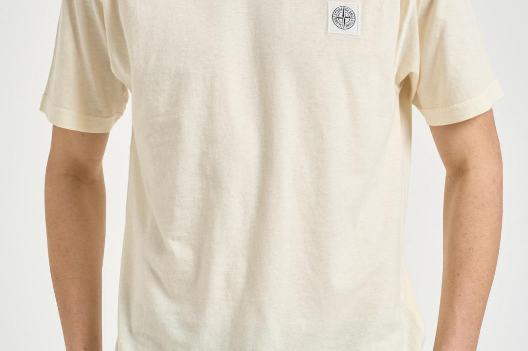 T-shirt uomo girocollo panna 2100026 S0057V0193 STONE ISLAND 