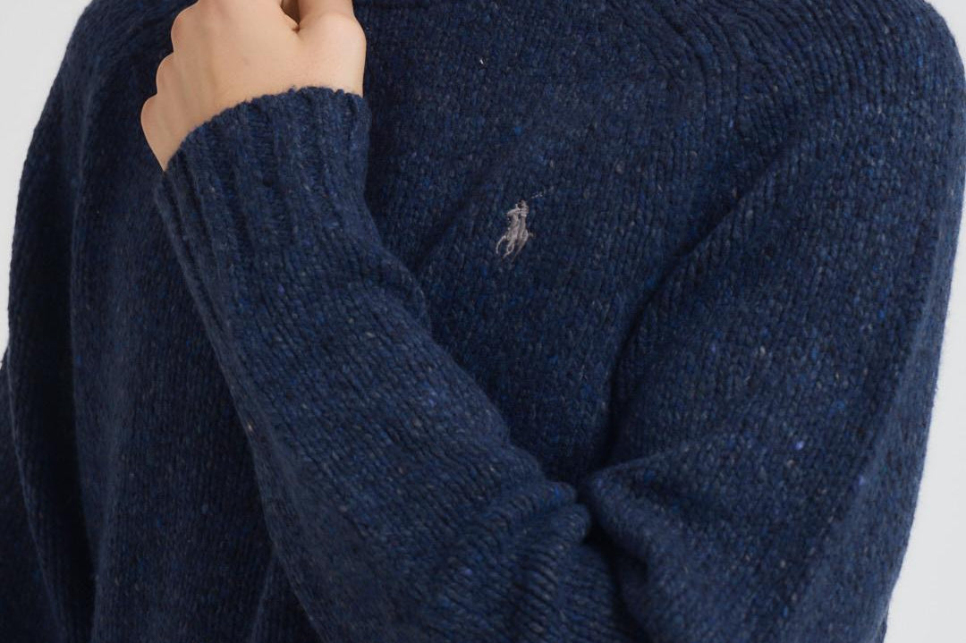 Maglia uomo girocollo blu 710982142 001 RALPH LAUREN 