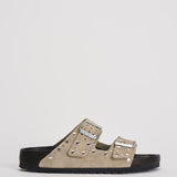 Sandalo donna Arizona taupe con borchie 1027870 TAUPE BIRKENSTOCK 