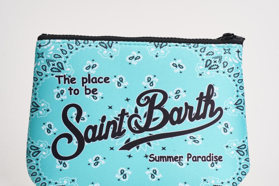 Pochette donna Aline a fantasia celeste ALINE 00940L MC2 SAINT BARTH 