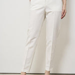 Pantaloni donna a sigaretta bianchi 176832 D6207011 INCOTEX 
