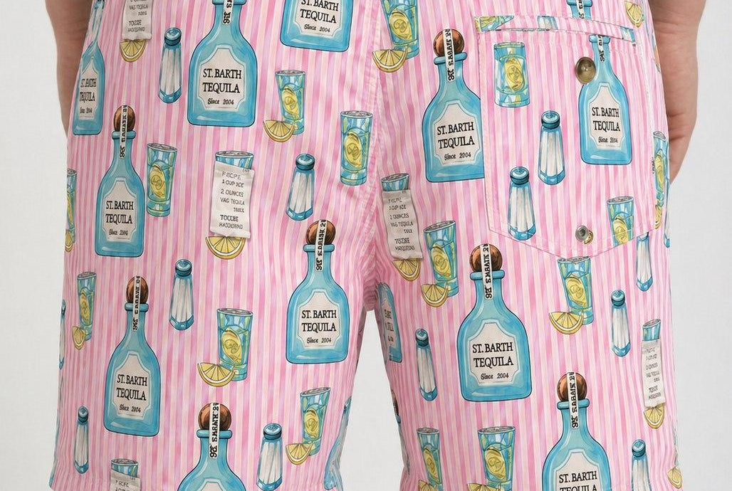 Costume uomo Tequila rosa DONTEQUILASTRIPES 21 MC2 SAINT BARTH 